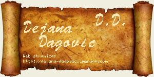 Dejana Dagović vizit kartica